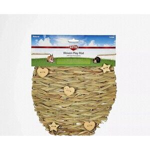 Kaytee Natural Woven Play Mat, Large for Small Animals Pets New
